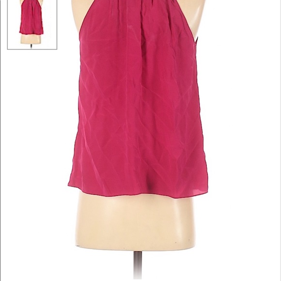 NWOT. Sleeveless silk top - Picture 2 of 3